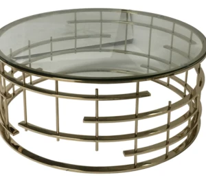 china luxury stainless steel glass marble smart coffee table