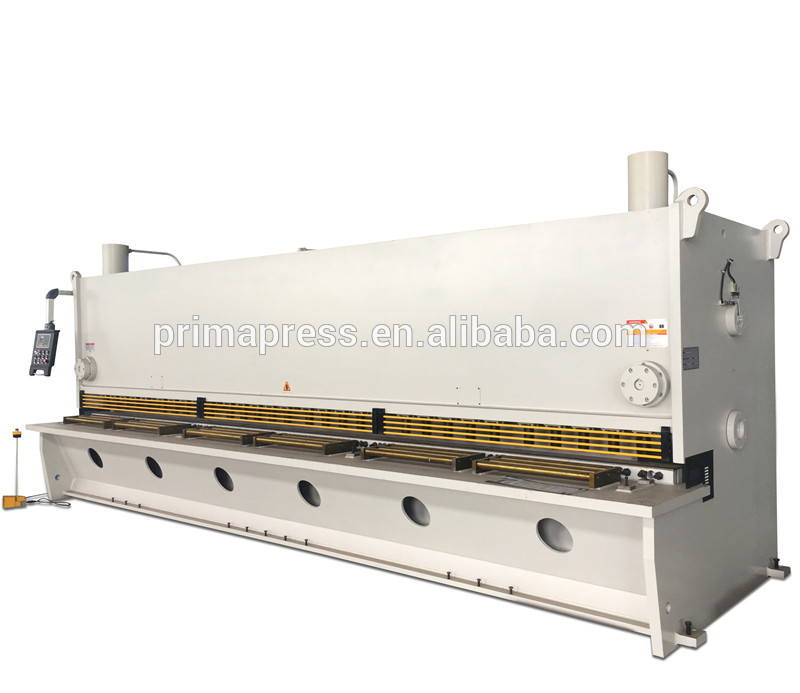 China made goods quality assurance certificate 4 meters hydraulic large shearing machine simple CNC