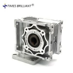 China made NMRV30 series aluminium small worm gearboxs speed reducer for nema 23 stepper motor or BLDC motor