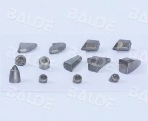 China manufacturer Betek or kennametal weld on teeth used on HDD reamer BR1 BR2 BFZ25R BFZ25L
