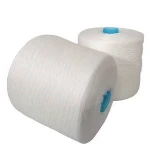 China Sewing machine thread 40s / 3 original white 100% polyester yarn sewing yarn wholesale