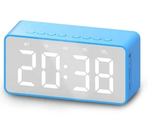 China Supplier Best Gift YZ506 BT wireless V5.0 radio alarm clock speaker with 8hours enjoy music