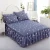Import China Supplier Flower pattern bedsheets with bed skirts bed liner skirt sheet bridal bed skirt gift 120x 200 from China