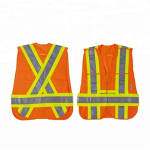 China Supplier Hi Vis Wholesale Disposable Police Airport Construction Security Reflective Safety Vest Clothing