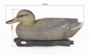 China Waterproof outdoor fake animal garden decoration plastic floating duck molds forest hunting goose decoys
