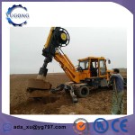 China wholesale portable construction screw pile driving machine