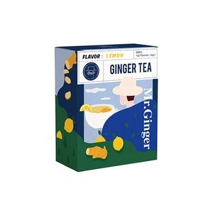 Chinese factory 100% high quality instant lemon ginger tea healthy &amp; organic ginger tea with lemon