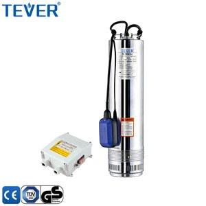 Chinese factory direct sale high lift 5 inch stainless steel impeller submersible pump with floating switch