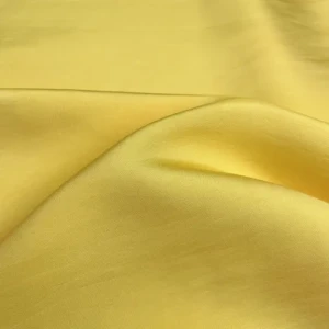 Chinese Factory Good Quality Custom Plain Yellow 30 Silk 70 Cotton Twill Blend Fabric for Women Clothes Lining Scarf Hijab