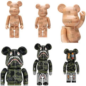 chinese factory wholesale customized decoration indoor cartoon toy resin fiberglass Bearbrick 1000% statue sculpture for sale