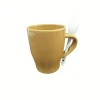 Christmas Coffee Design Color Red Yellow Glaze Round Tea Mug
