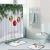Import Christmas Shower Curtain and Bath Rug Set,Toilet Floor Mat Non-Slip Pedestal Rug Set for Home Bathroom Decoration from China