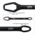 Import Chrome plated 8-22 mm torque universal wrench non sparking double open end wrench tool from China