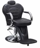 chrome steel round base hairdresser salon cutting chairs