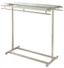 clothing dipslay systems, tempered glass display racks, shopping mall decoration
