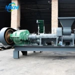 coconut shell charcoal powder press machine coal rod extuder sawdust briquette machine heat element olive husk briquette machine
