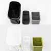 colorful Plastic PP storage baskets with handles