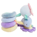 Colorful Stuffed Plush Baby Bed Hanging Toy  Kid Baby Crib Cot Pram Hanging Rattles Spiral Activity baby sleep toys