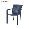 Commercial Contract Outdoor Alu Wicker Rattan Woven Chairs