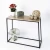 Import Console Display Table Hallway Occasional Sofa Table Entry Furniture Vintage Style Wood Look Metal Frame from China