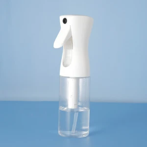 Cosmetic Hair Moisturizing Salon Fine Mist Sprayer 200ml 300ml Plastic High Tension Atomiser Continuous PET Spray Bottle