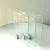 cost per square foot 3mm transparent crystal clear tempered glass sheets for sunroom