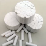 100% cotton wool disposable absorbent dental cotton pad roll