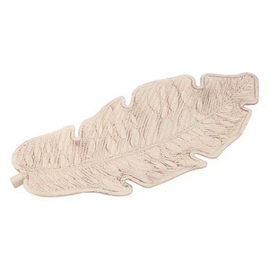 Creative Home Rustic White Wooden Leaf Decoration Craft
