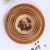 Import Creative Hot Sell Handmade 24cm Round  Beech Wood  Dessert Dish from China