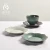 Import Creative Japanese style pottery coasters Handmade retro coaster porcelain kung fu tea set heat proof mat saucer from China