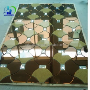 crystal glass mosaic tile beveled glass mirror mosaic tile for decorative spell mirror wall mirror