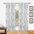 Curtain jacquard window drapes curtains luxury living room floral printed window curtain