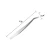 Import Curve Angled Tip Inner Corner Stainless Steel Eye Lash Extensions Tweezer from China