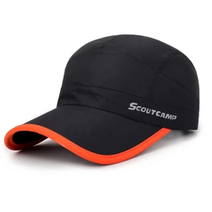 Custom 100% polyester  Running Baseball Sports Caps laser breathable baseball cap