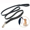 Custom Braid Leather Dog Collar Leash Set Genuine Real Leather Pet Harness Cat Dog Leash