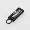 Custom brand logo silicone zipper pull customized any shape pvc zipper slider replacement
