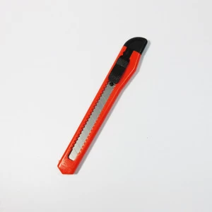 Custom color mini 9mm narrow blade safety plastic utility knife