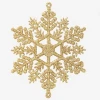 Custom Colorful Plastic Tree Ornaments Snowflake For Christmas Decoration Supplies