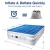 Import Custom Comfy Flocking PVC Queen size Inflatable Air Bed Mattress with Built in Pump from China