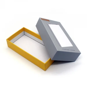 Custom Elegant Packaging Box Cardboard With Luxury sturdy rigid lid and base box