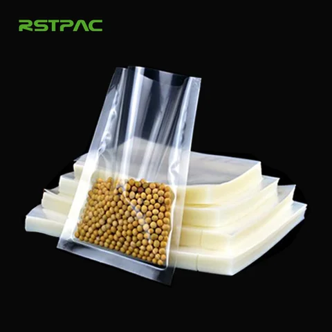 Custom Food Storage Bag Clear  Vacuum Sealer Storage Bag  Nylon PE Laminated Plastic Vacuum Sealer Bags For Food