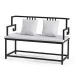 Custom furniture Cotton and linen fabrics Sitting room fashion 2-person sofa