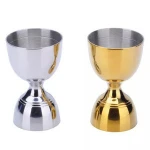 Custom Gold Copper Bar Tools Stainless Steel Metal Barware Bell Cocktail Jigger