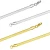 Import Custom Gold Plated Stainless Steel Flat Snake Chain Choker Necklace from China