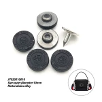 Custom high quality jeans accessories metal rivet with letters logo for jeans