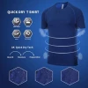 Custom latest new sport design high quality Printed fitness dry fit running T shirts for running