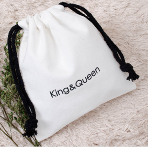 custom logo  and size high quality wholesale cotton dust drawstring carrier shoe bag cotton hair dryer bag
