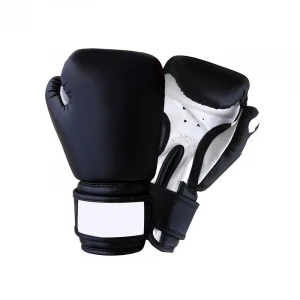 Custom Logo Leather PU training MMA Boxing Gloves for Men Women Kids