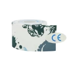 Custom Logo Printed Muscle Tape Hypoallergenic Fitness Adhesive Sports Tape 5cm 5m Approved Kinesiology Tape