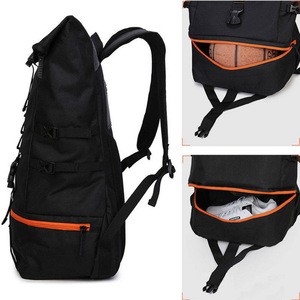 Custom Logo Travel Rolltop Backpack Gym Sport Soccer Ball Bag Outdoor Football Men Basketball Backpack